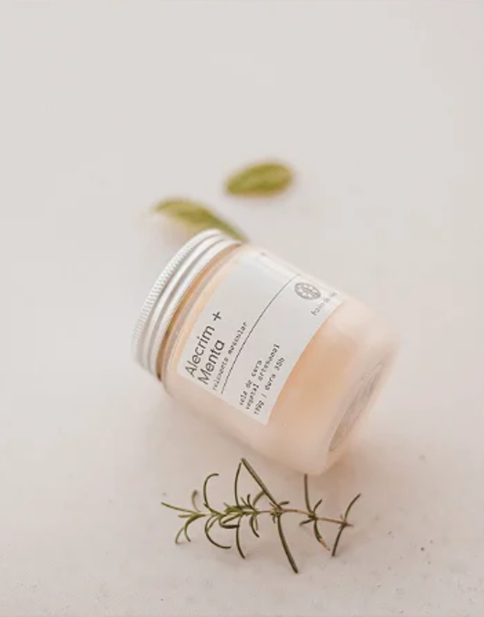 Vela Alecrim + Menta | 35 horas (Refrescante)