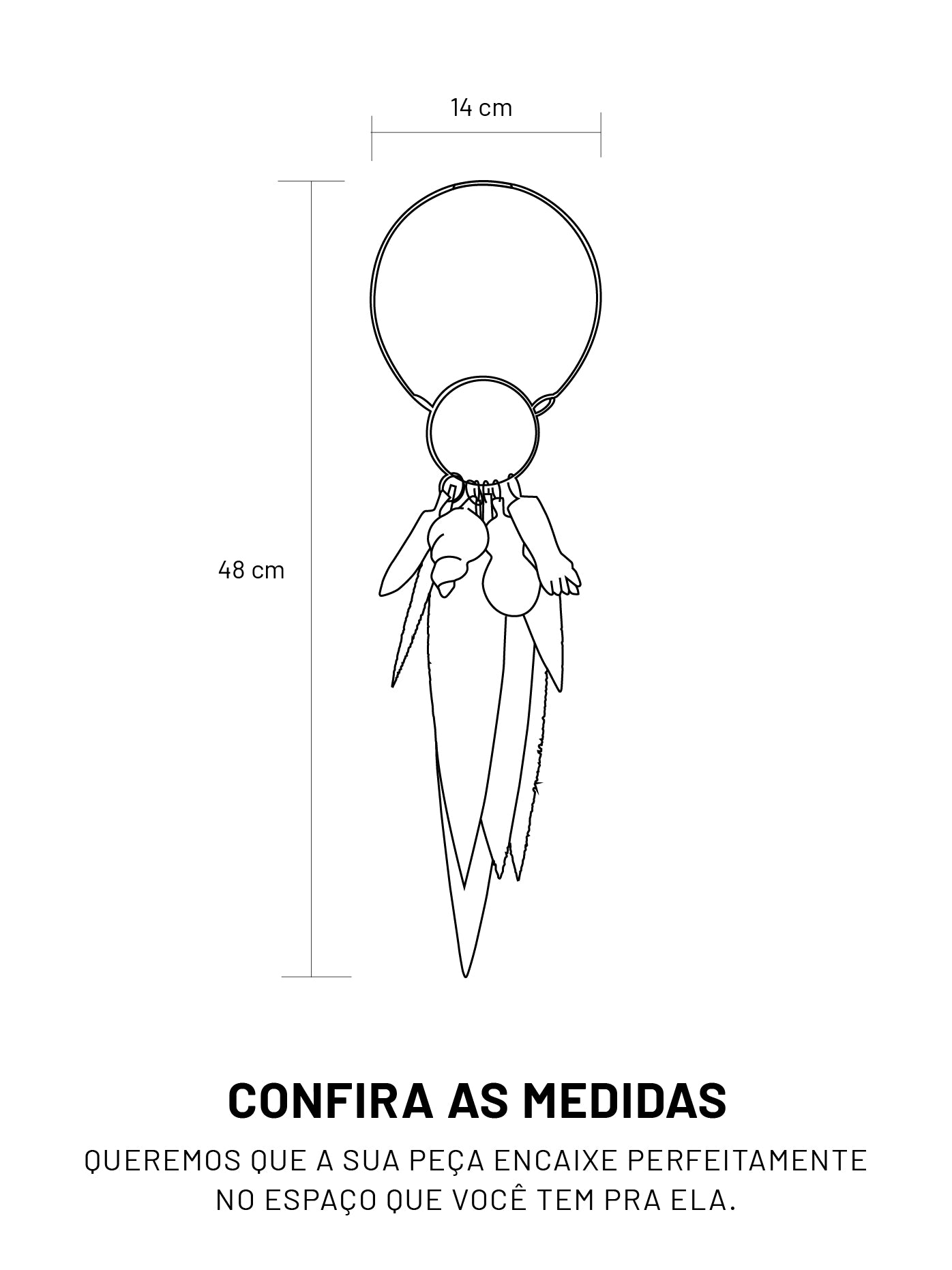 Pêndulo Maat com Balangandãs