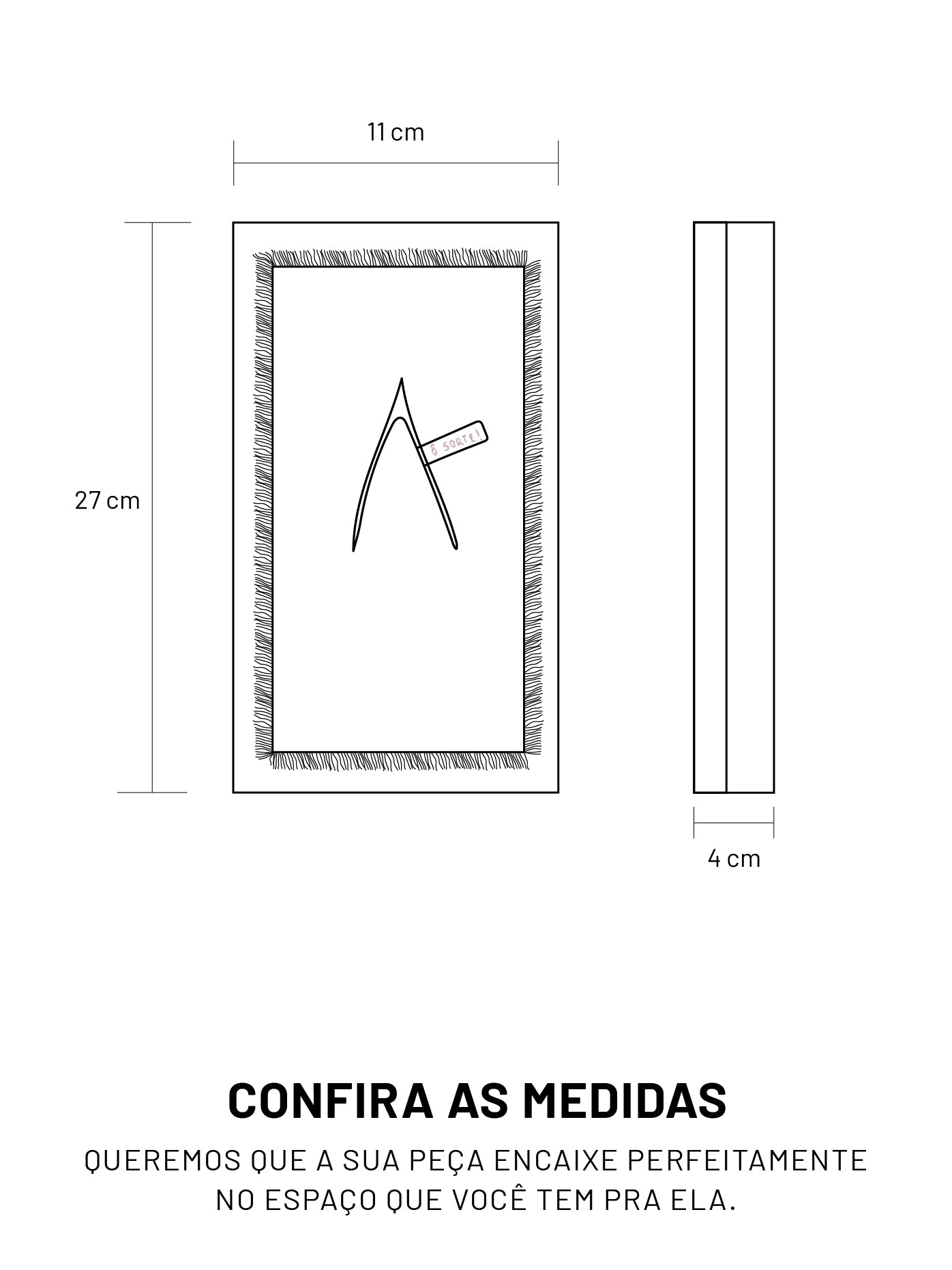 Quadro Caixa Acrílico - Ô Sorte!