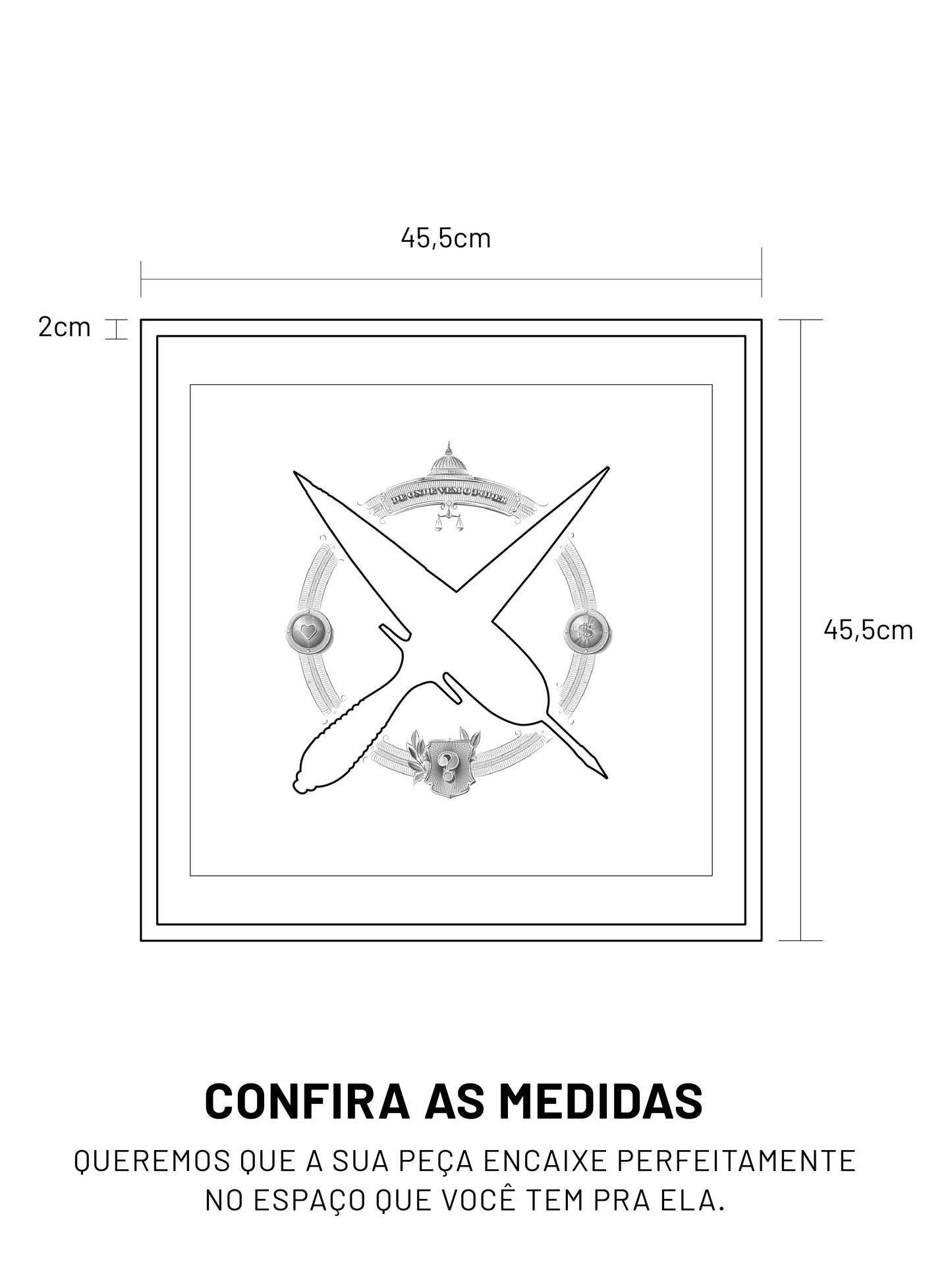 Quadro De Onde vem o Poder