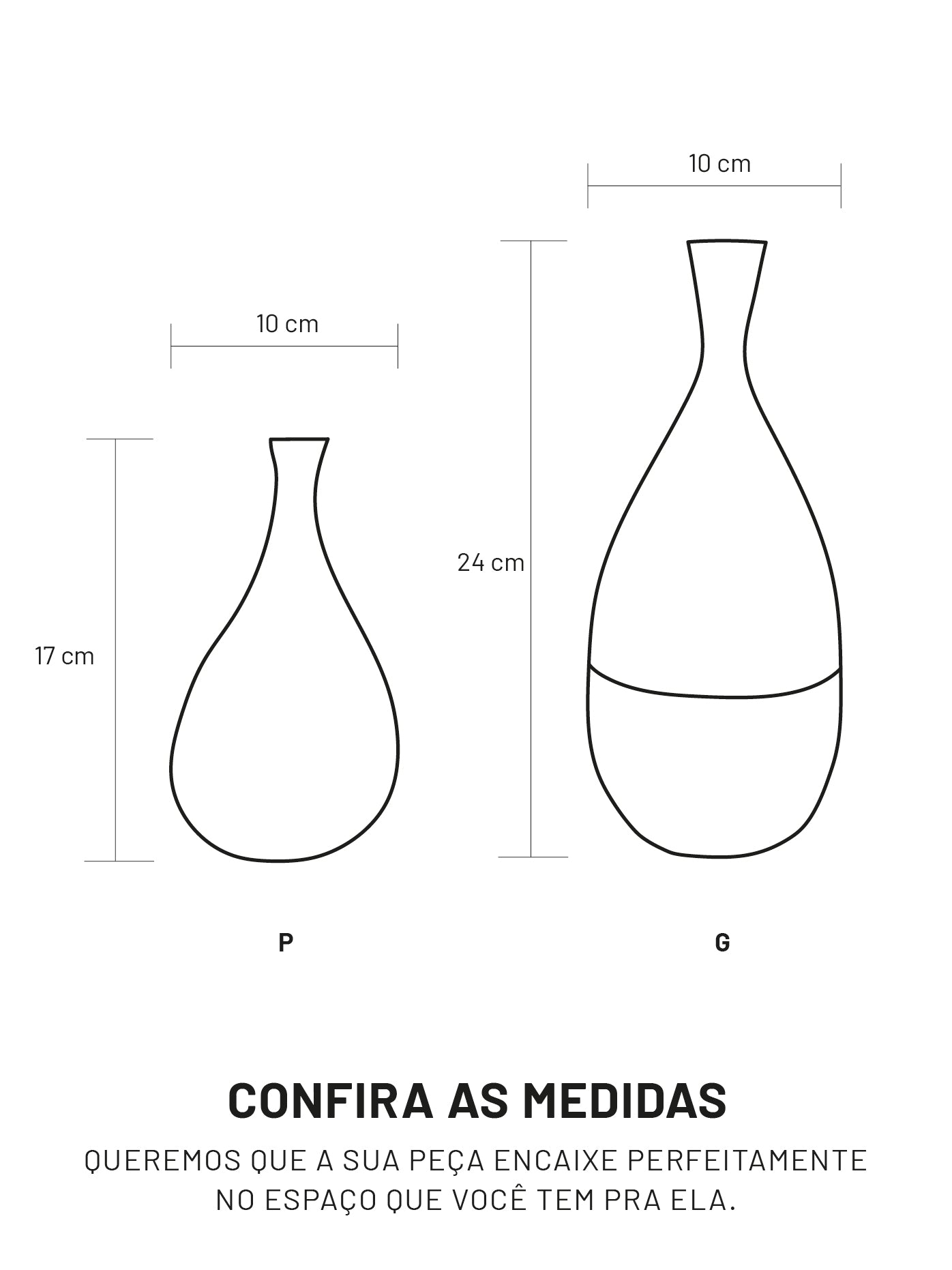 Secos e Molhados - Par de Vasos Classic Pinho-de-Riga