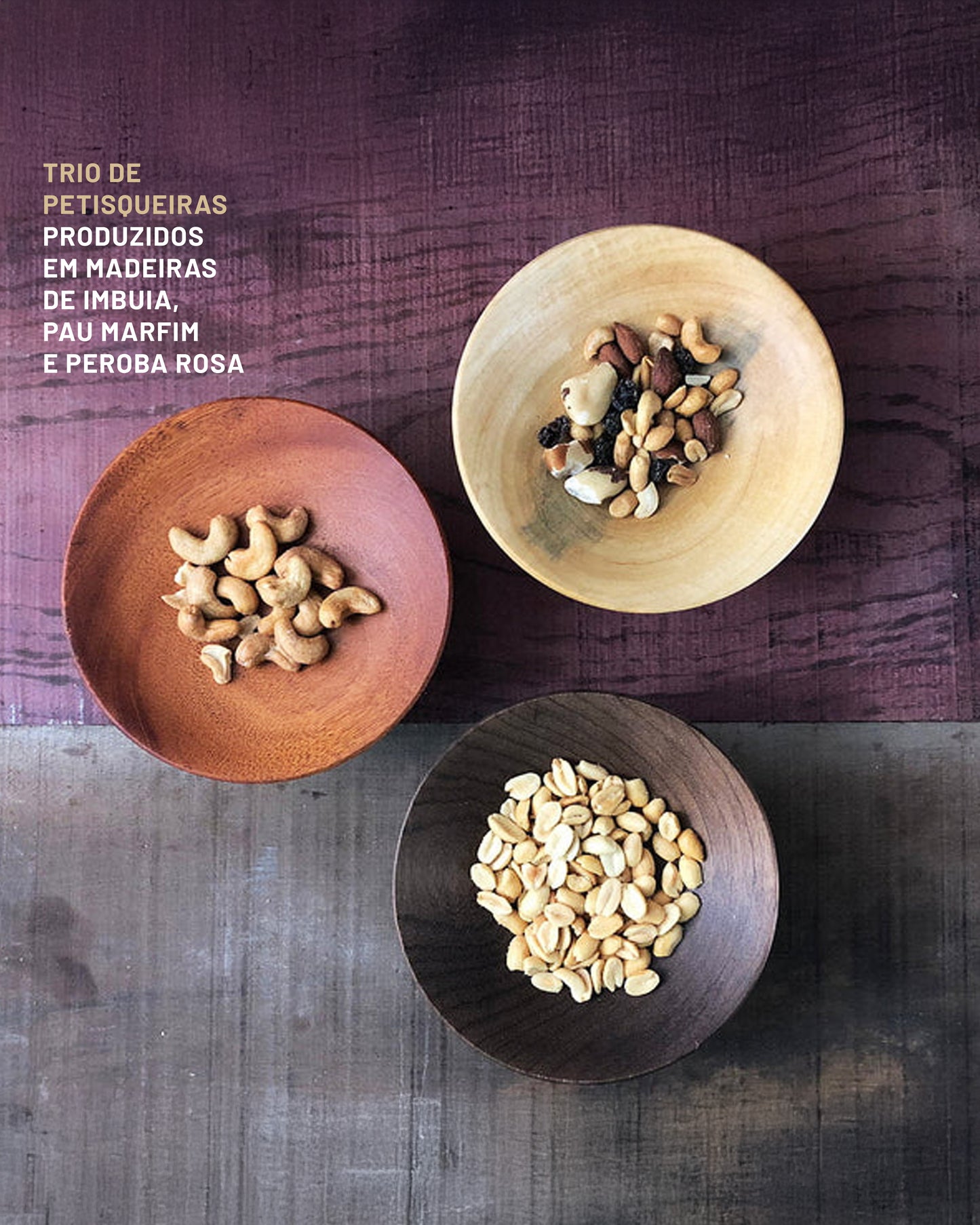 Trio de Petisqueiras