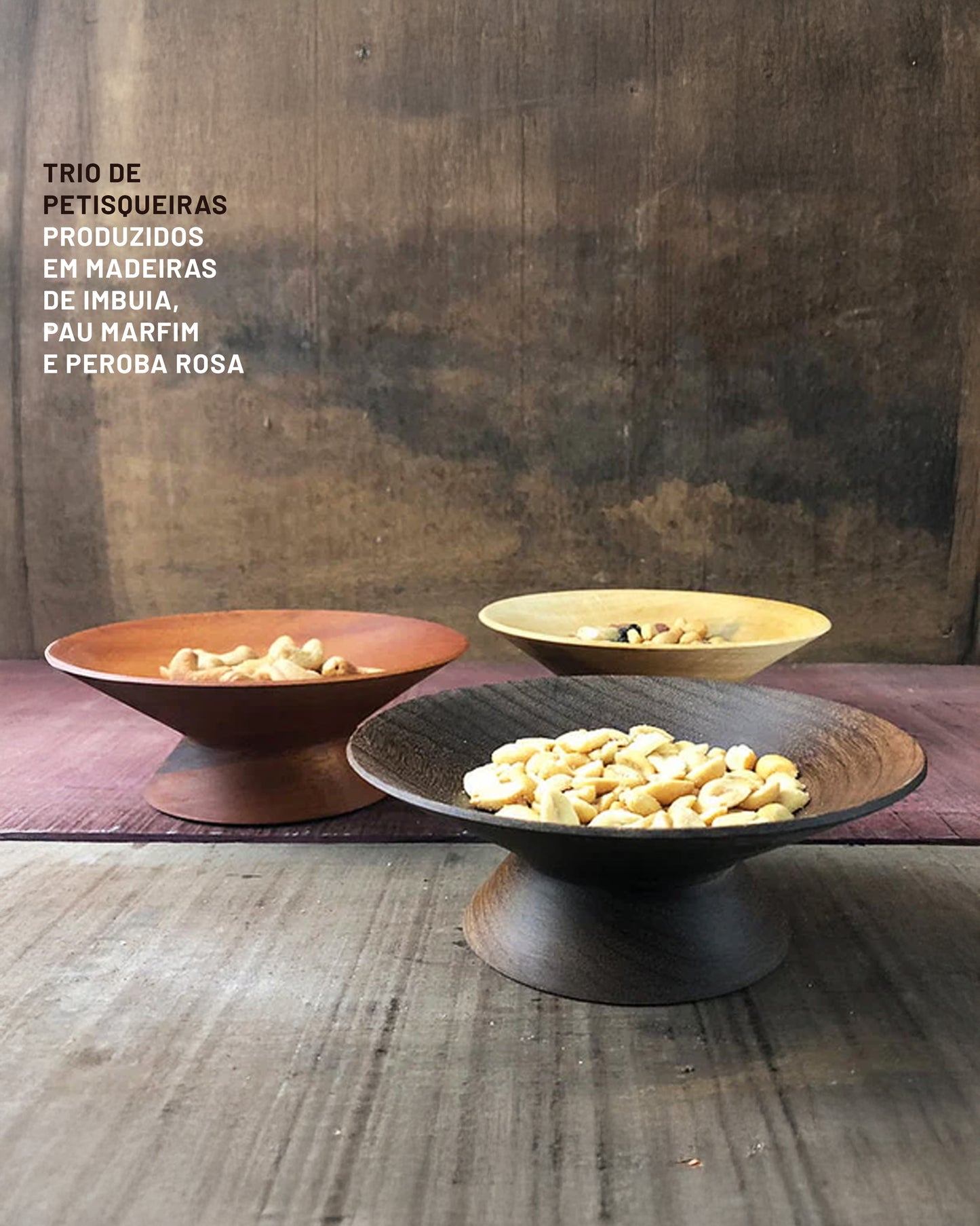 Trio de Petisqueiras