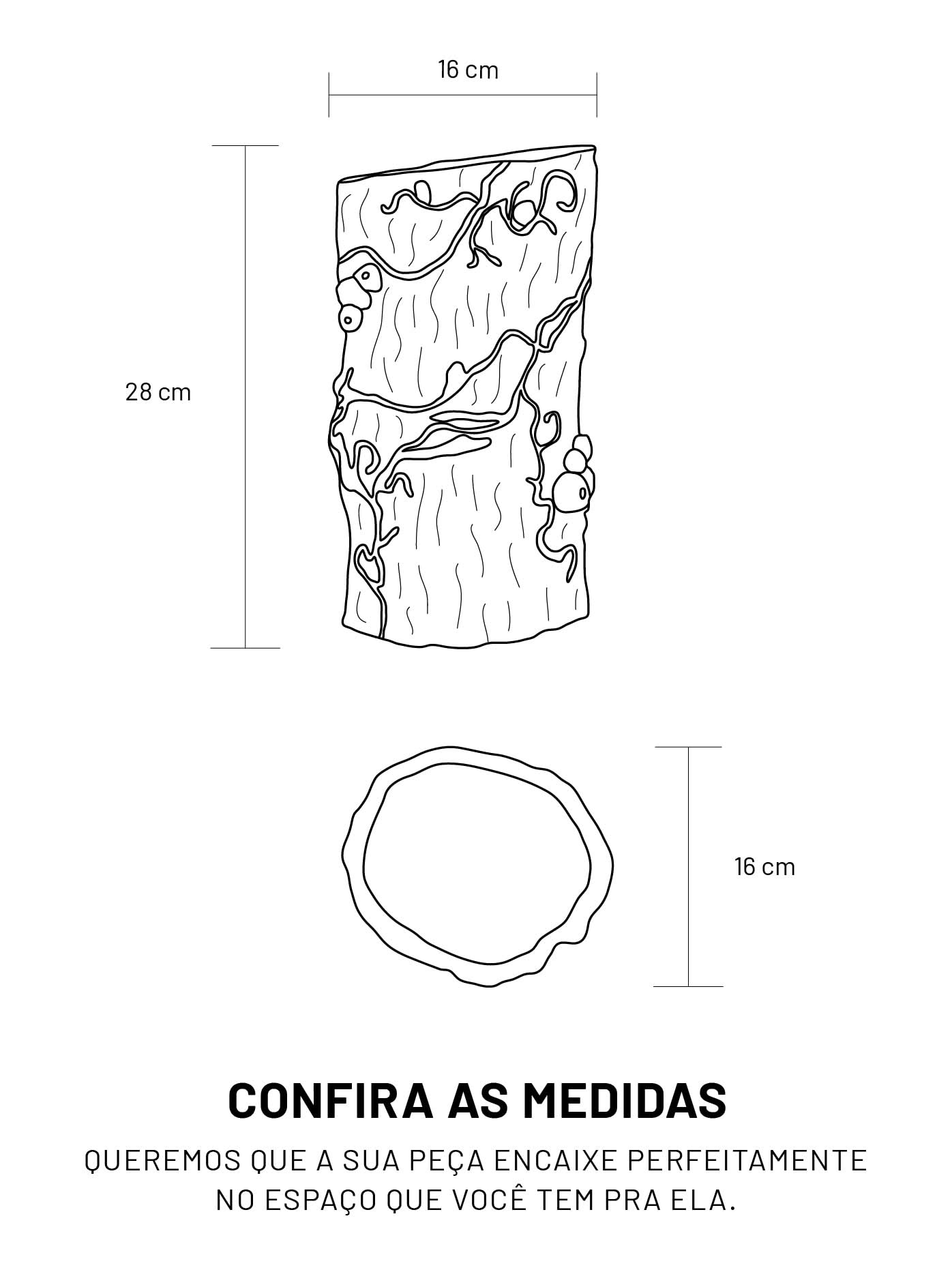 Vaso Floresta Raiz Noturna