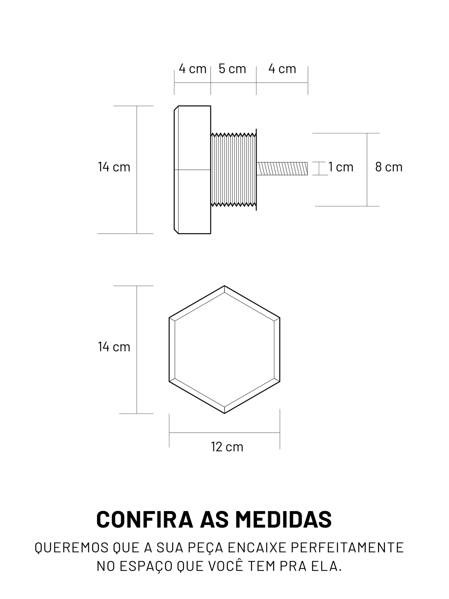 Cabideiro Parafuso
