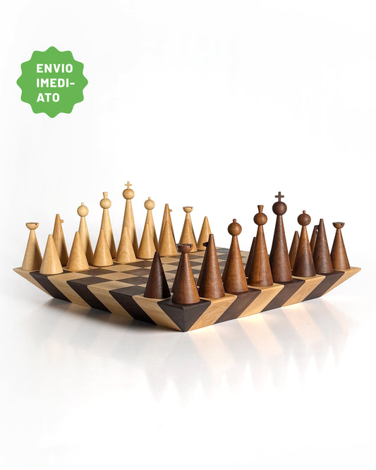 Jogo de Xadrez Bauhaus - Envio Imediato