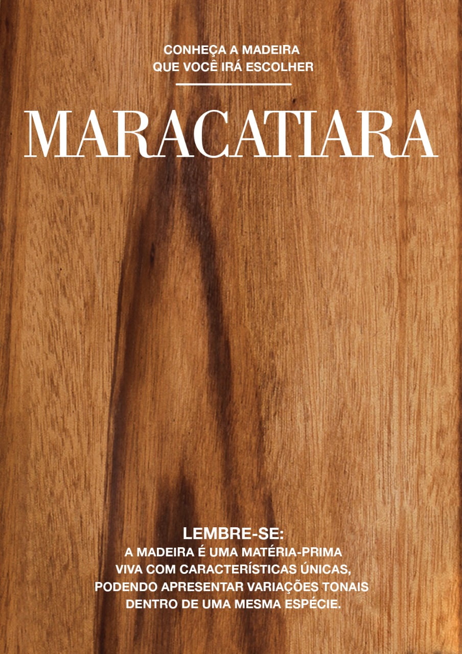 foto ilustrativa sobre a cor da madeira, no caso essa é maracatiaral