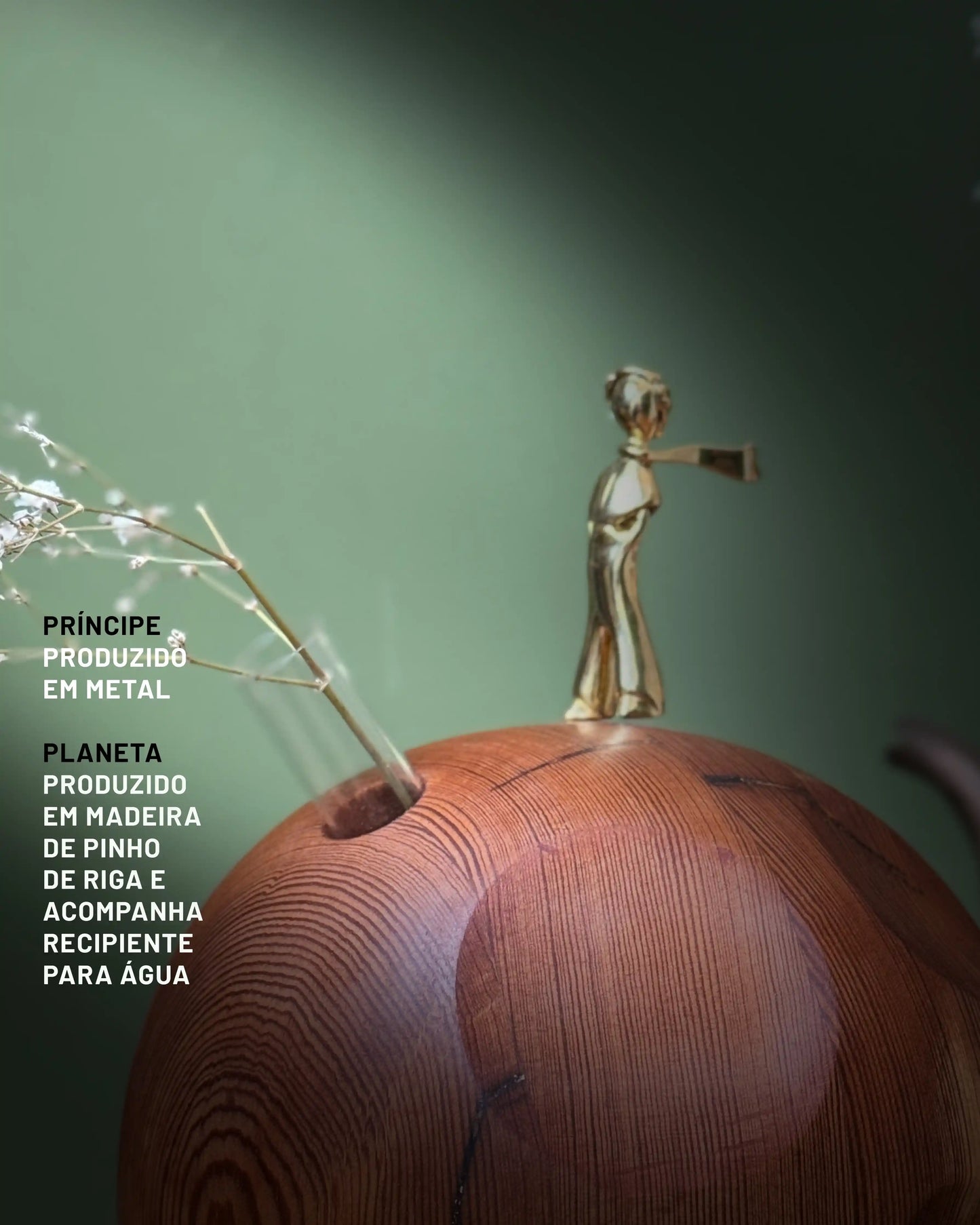 B612 com Pequeno Príncipe em Metal