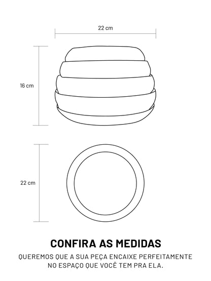 Cachepô Tatupeba G - Envio Imediato