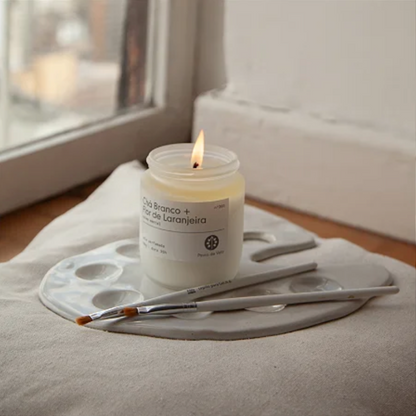 Vela Chá Branco + Flor de Laranjeira | 35 horas (Floral)