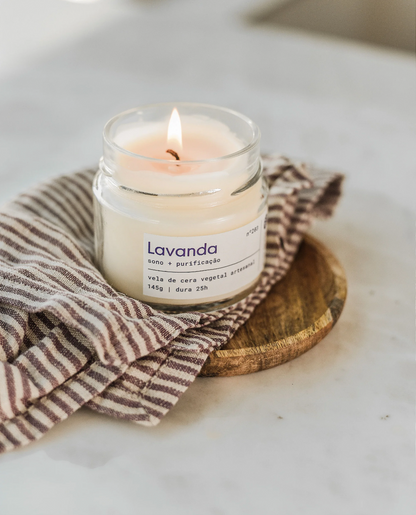 Vela Lavanda | 25 horas (floral)