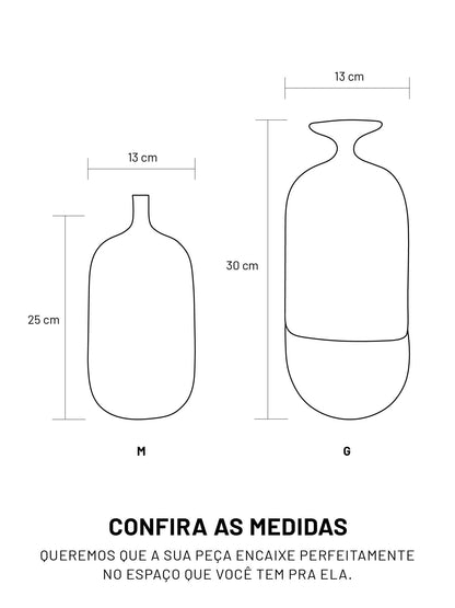 Secos e Molhados - Par de Vasos Insigne