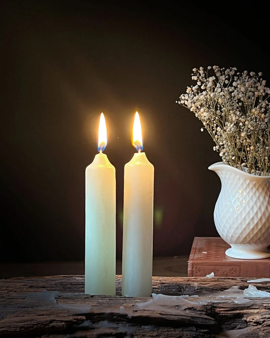 Par de Velas Cilíndricas