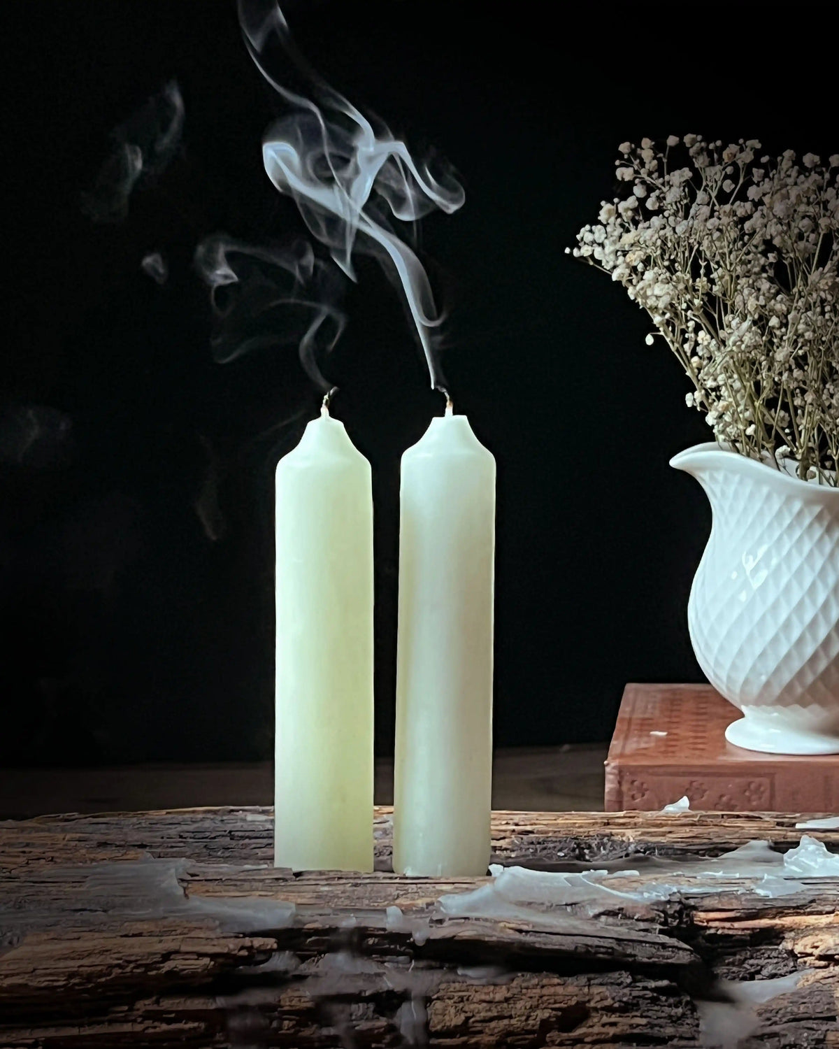 Par de Velas Cilíndricas