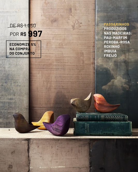 Xiloteca de Passarinhos Newborn