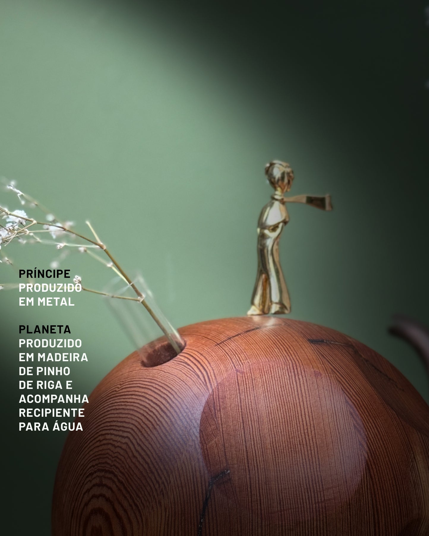 B612 com Pequeno Príncipe em Metal