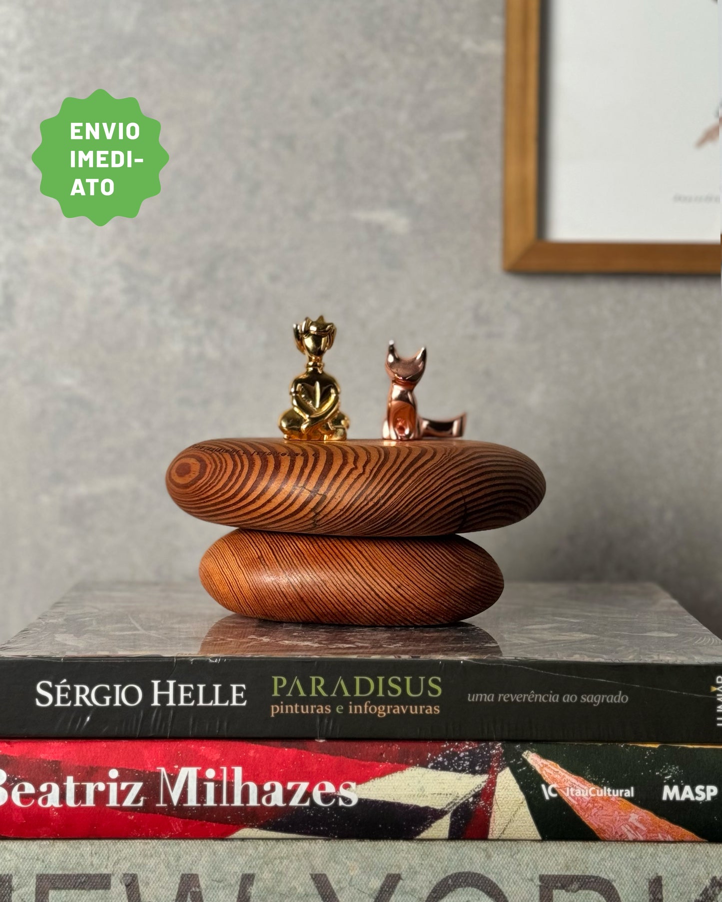 O Príncipe e a Raposa em Ouro e Cobre - Envio Imediato