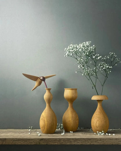 Trio de Vasos Fases de Uma Flor