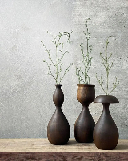 Trio de Vasos Fases de Uma Flor