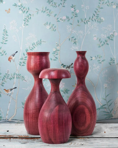 Trio de Vasos Fases de Uma Flor