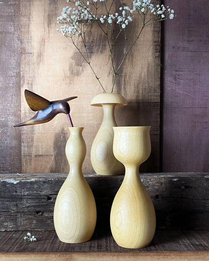 Trio de Vasos Fases de Uma Flor