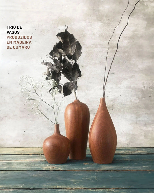 Trio de Vasos Odorata