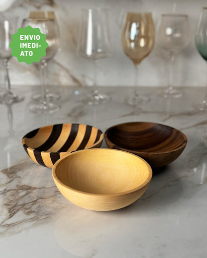Trio de Bowls Cor Sim-Cor Não - Envio Imediato