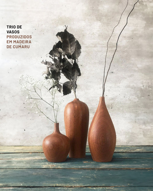 Trio de Vasos - Odorata