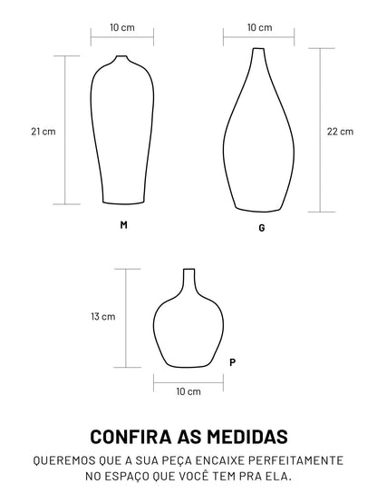 Trio de Vasos Odorata