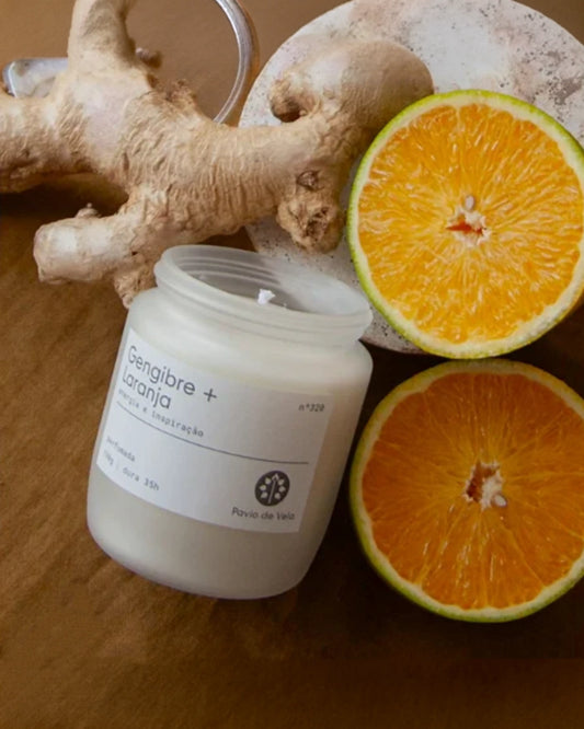 Vela Gengibre + Laranja | 35 horas (Gourmand)