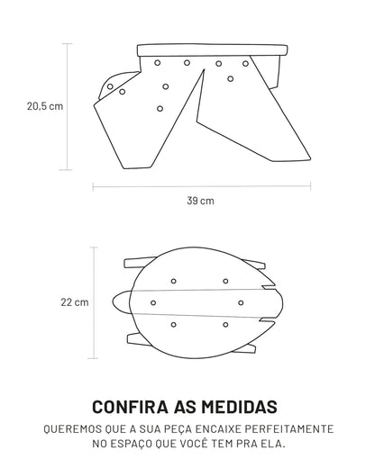 Banquinho Tartaruga