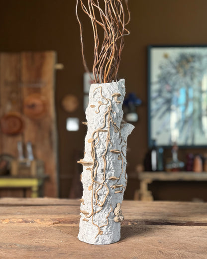 Par de Vasos Floresta Hera de Inverno